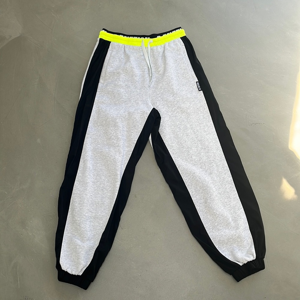P.E.Nation Track Pant in black and grey size small